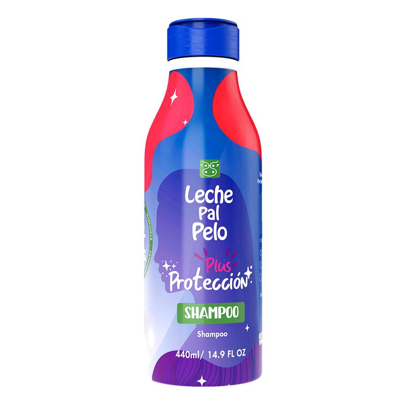 LECHE PAL PELO - Shampoo Leche Pal Pelo protección plus y/o procesos químicos - 440 ml