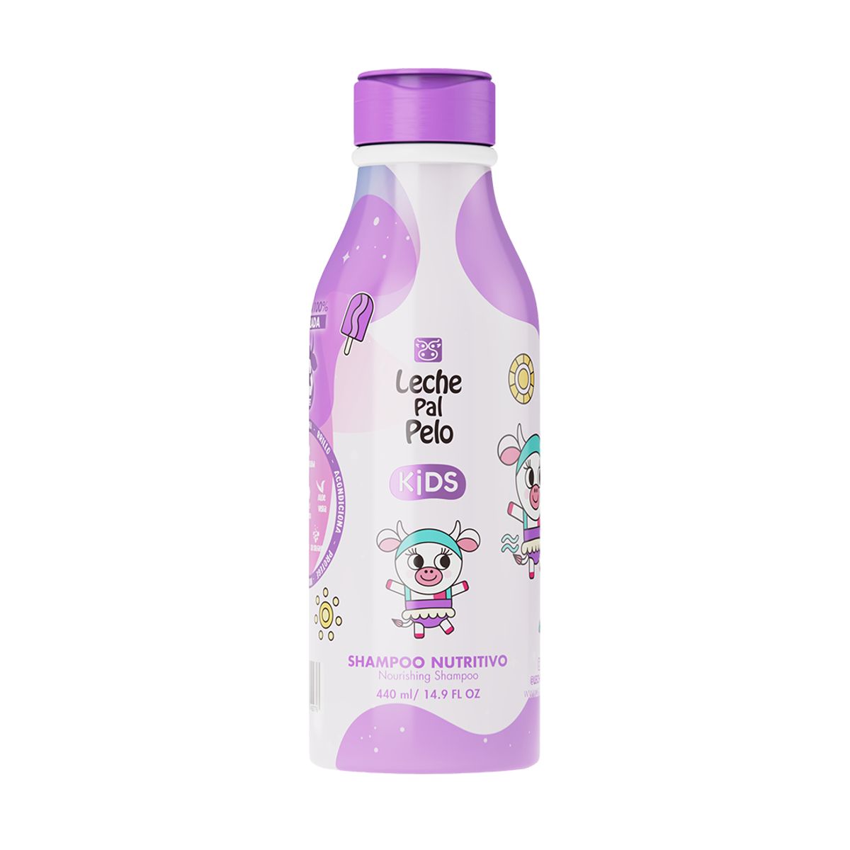 LECHE PAL PELO - Shampoo nutritivo kids Leche Pal Pelo  - 440 ml