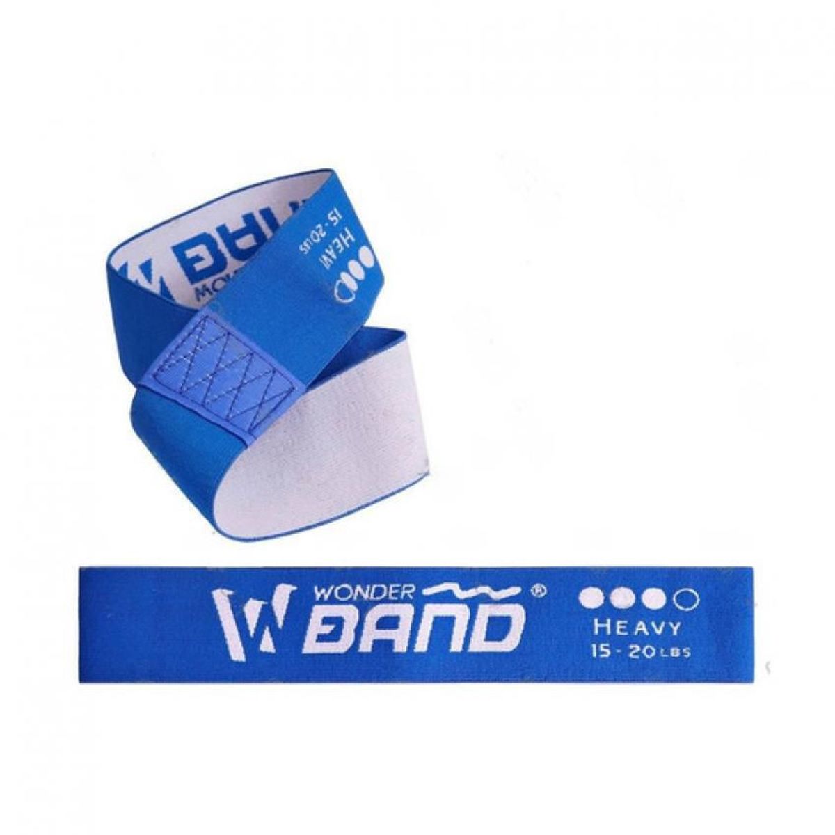 WONDER SPORT - BANDAS EN TELA ELASTICAS LOOP PARA PIERNAS-WONDER AZUL