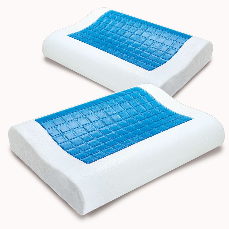 ENERGY PLUS - 2 almohadas gel ortopédica memoria energy plus