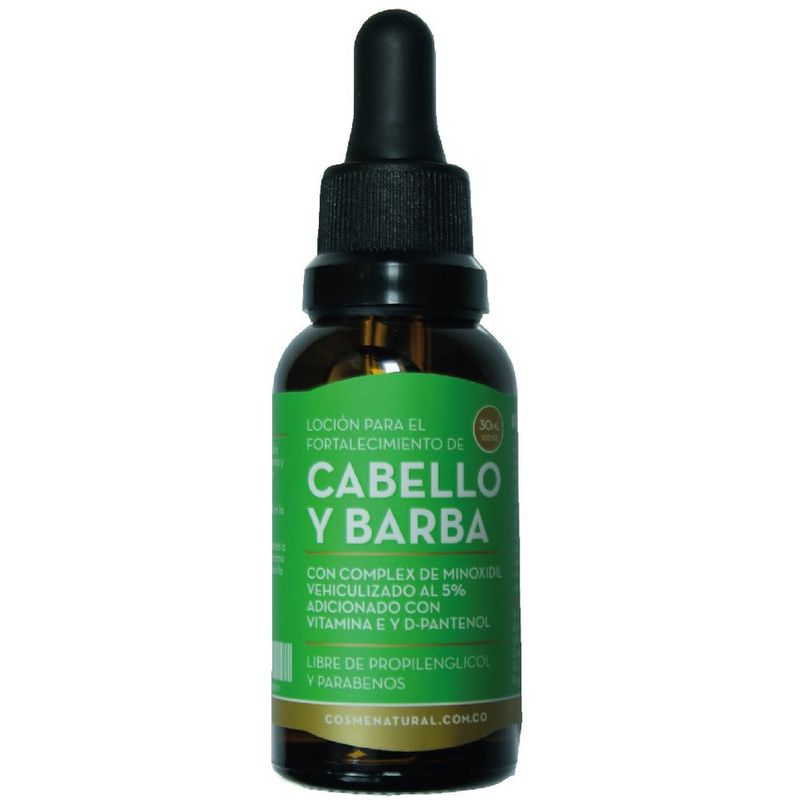 GENERICO - Minoxidil 5% Loción Para El Fortalecimiento De Cabello & Barba X 30 Ml