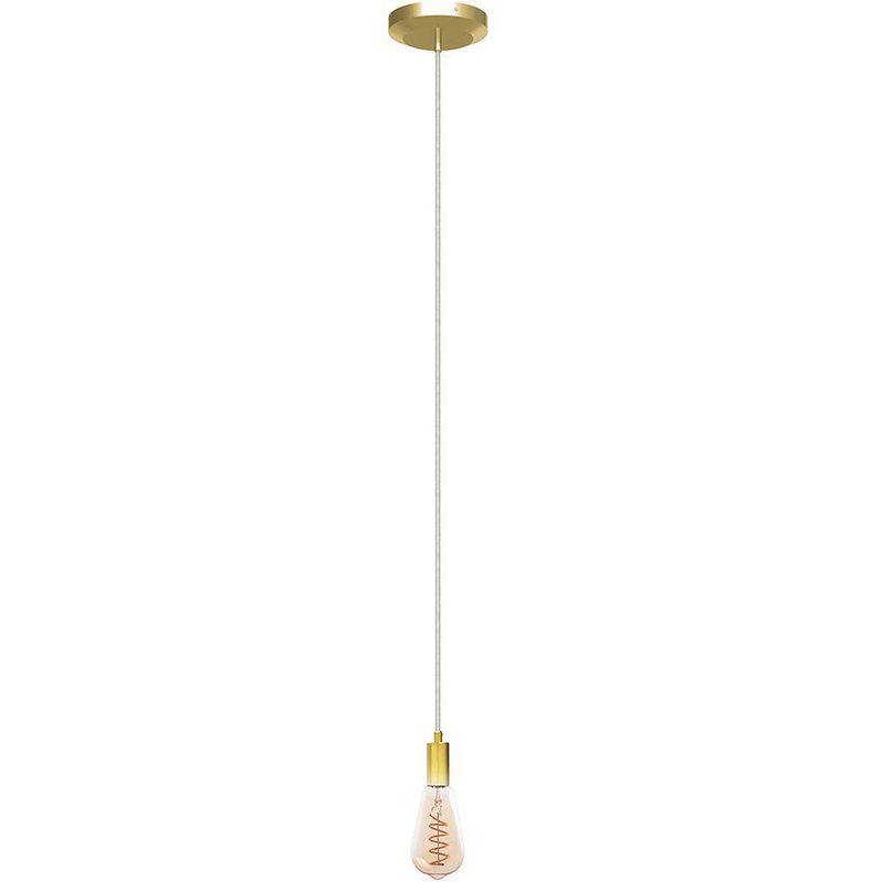 VIDA UTIL - Lámpara de techo hydra 1 dorado cable gris claro