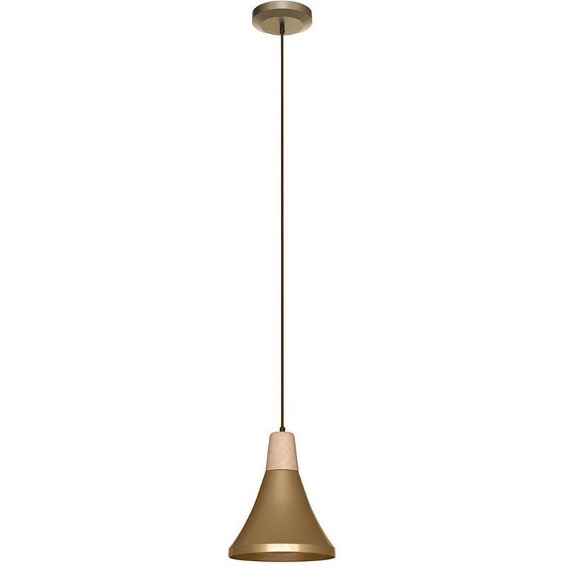 VIDA UTIL - Lámpara de techo helena 1 dorado ocre