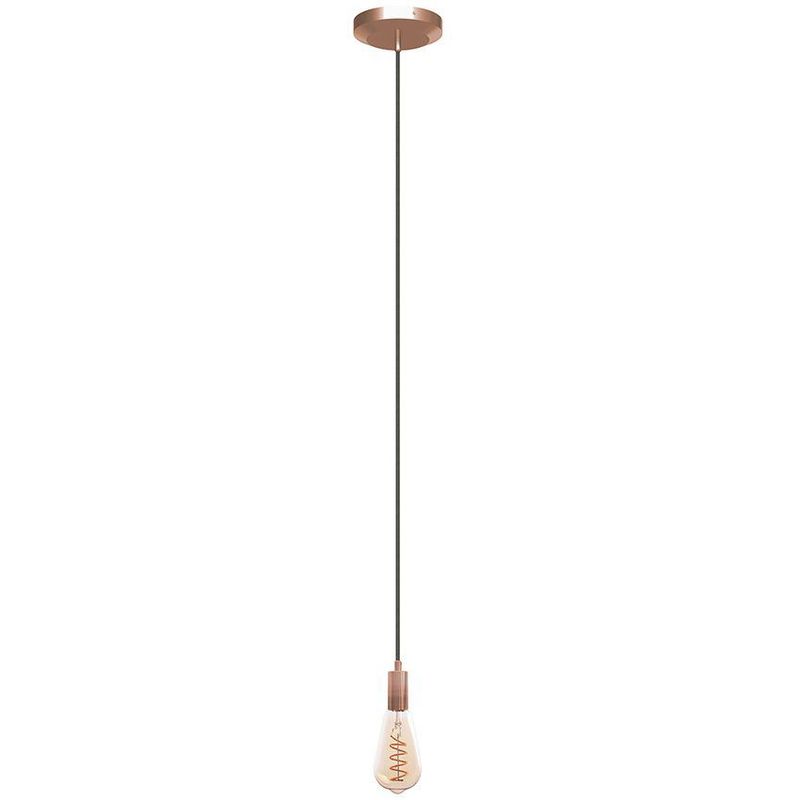 VIDA UTIL - Lámpara de techo hydra 3 cobre cable gris oscuro