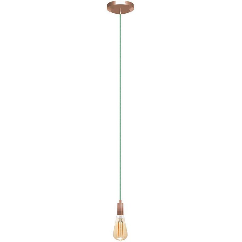 VIDA UTIL - Lámpara de techo hydra 3 cobre cable menta