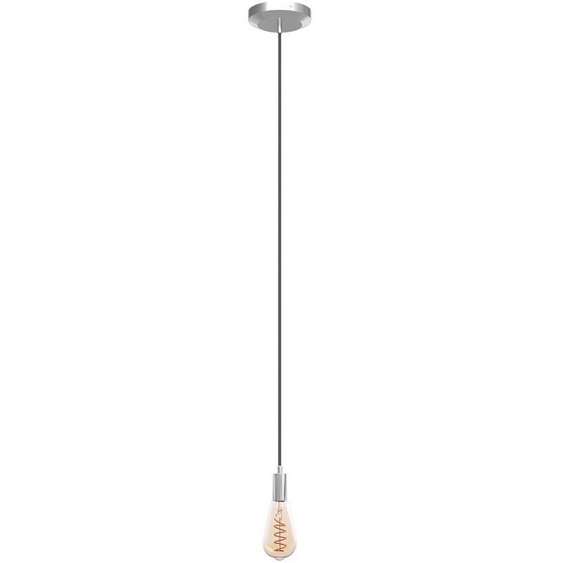 VIDA UTIL - Lámpara de techo hydra 2 plata cable gris oscuro