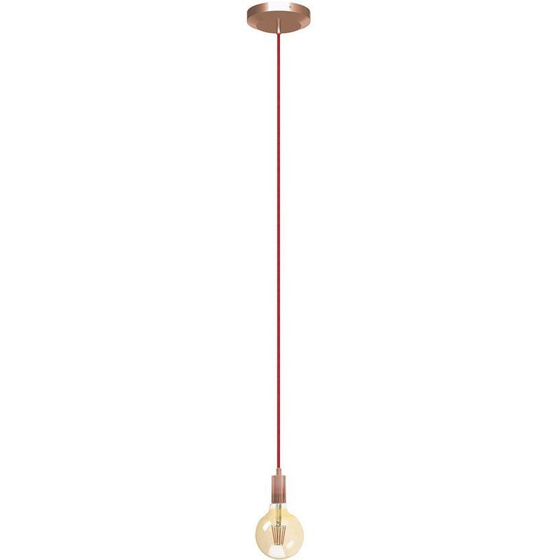 VIDA UTIL - Lámpara de techo hydra 3 cobre cable rojo