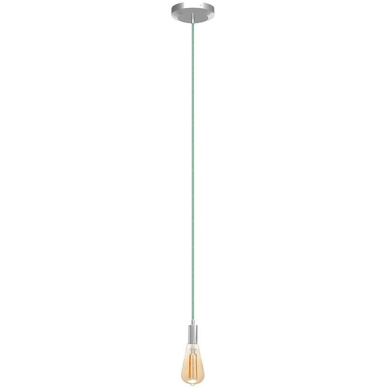 VIDA UTIL - Lámpara de techo hydra 2 plata cable menta