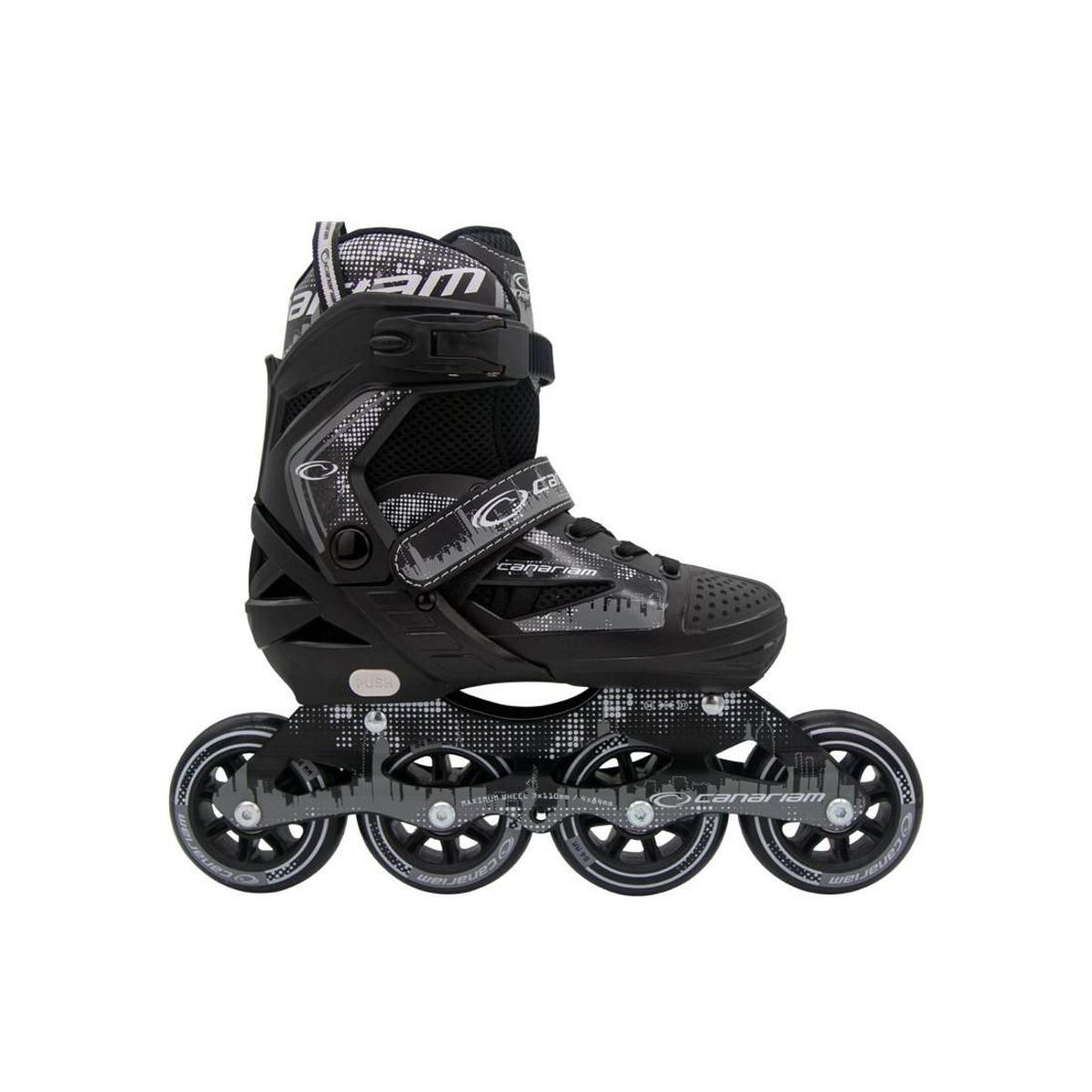 CANARIAM - PATINES ROLLER TEAM CANARIAM GRIS X NEGRO 38-41 R90MM CH3R