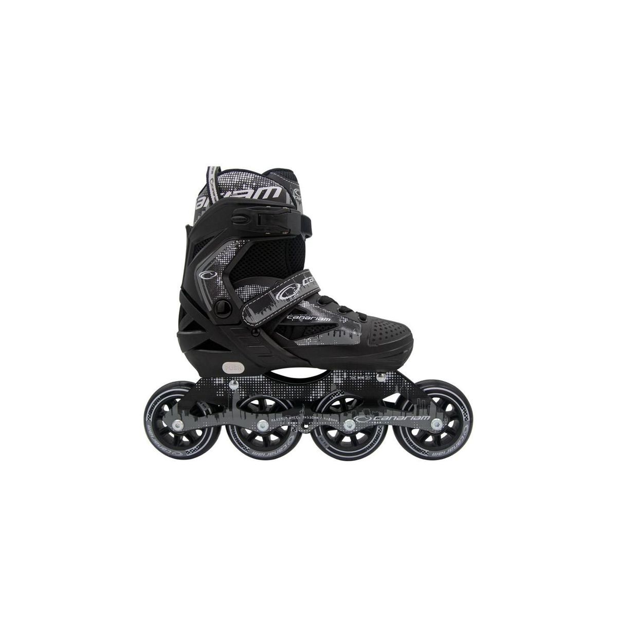 CANARIAM - PATINES ROLLER TEAM CANARIAM GRIS X NEGRO 38-41 R90MM CH3R