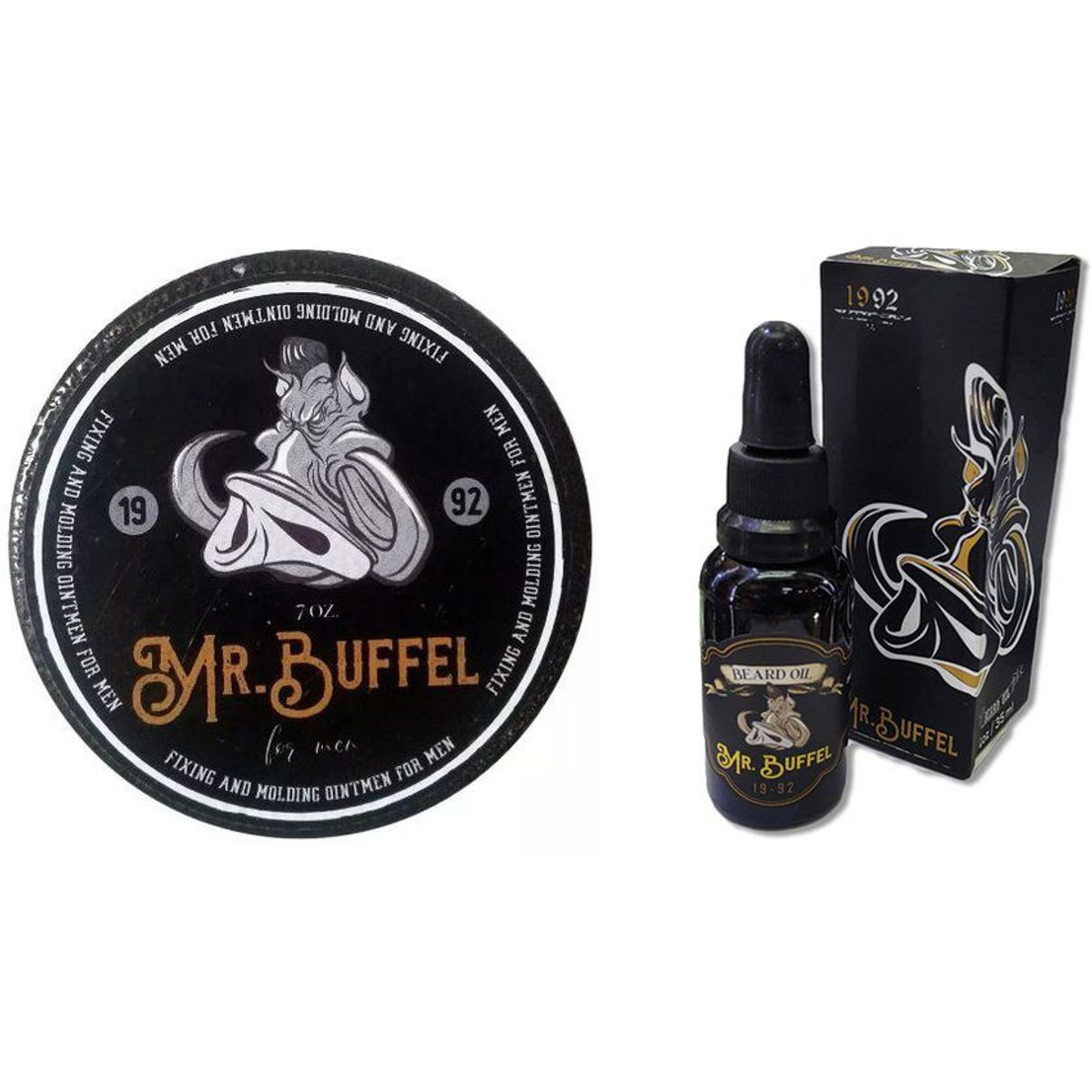 VITTORIA - Cera 150g  aceite mr buffel barba y cabello