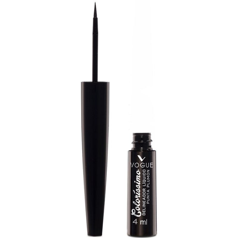 VOGUE - Delineador De Ojos Líquido Vogue Colorissimo Negro x 4 Ml