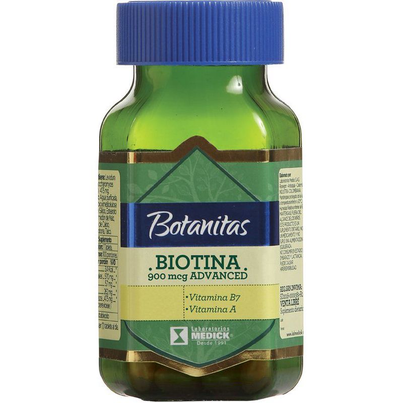 GENERICO - Biotina Advanced Botanitas X 100 Cápsulas