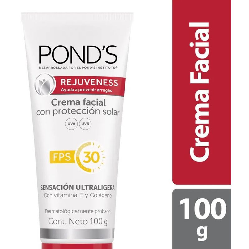 PONDS - Crema Facial Con Proteccion Solar Ponds Rejuveness X 100 Gr