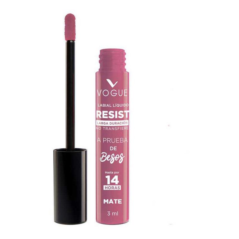 VOGUE - Labial Liquido Resist A Prueba De Besos Tono Linda X 3 Ml