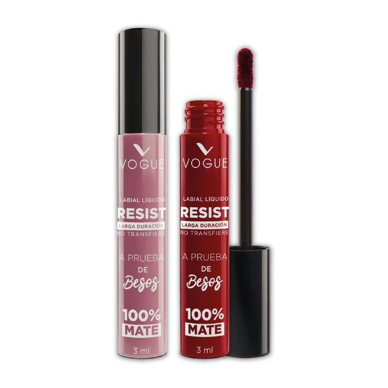 VOGUE - Labial Mate Resist Vogue X 2 Und