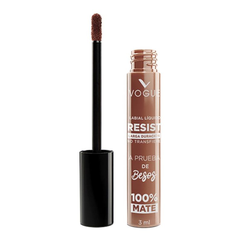 VOGUE - Labial Liquido Resist Vogue Mate Cálida X 3 Ml
