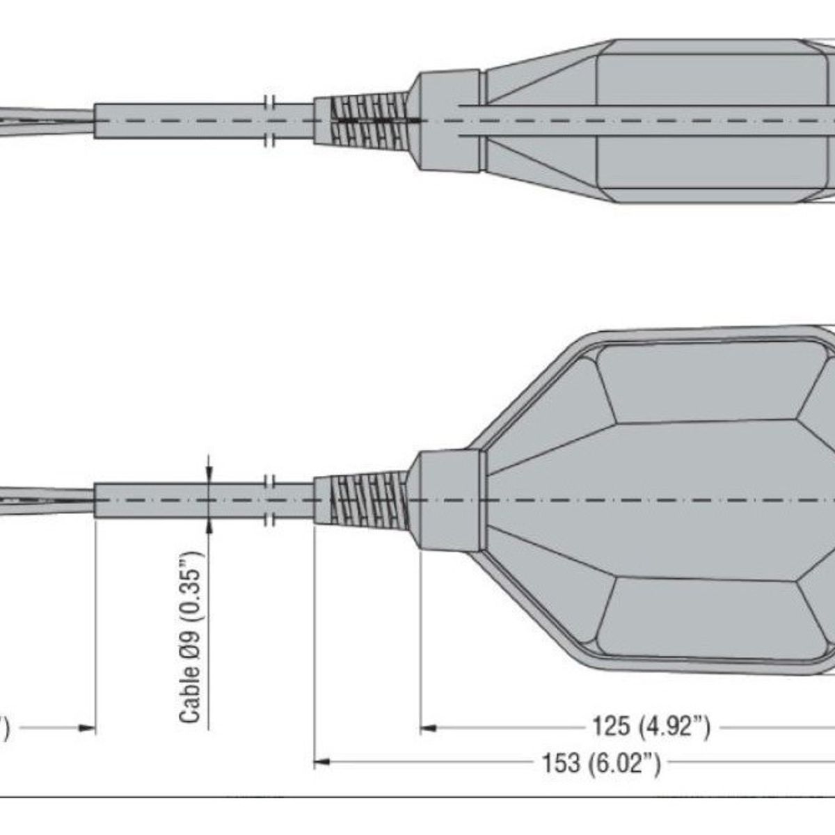 LOVATO - Interruptor Flotador Control De Nivel Lovato 3 Metros.