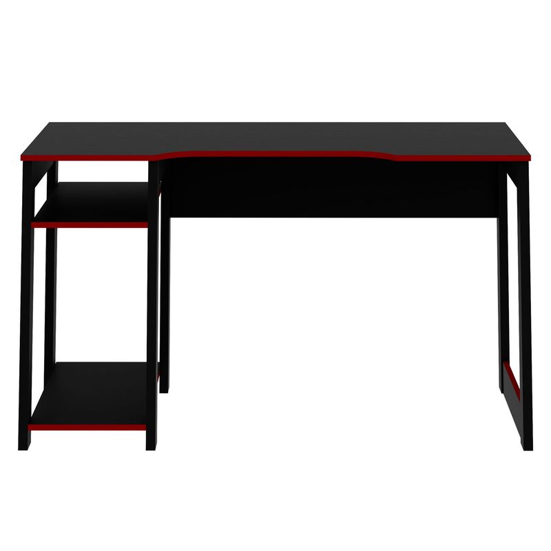 BONNO - Escritorio Gamer Sirion Negro Rojo Bonno