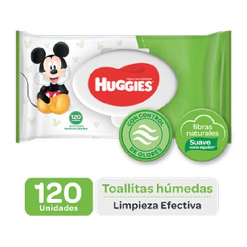 HUGGIES - Toallitas Humedas Huggies Limpieza Efectiva x 120 Und