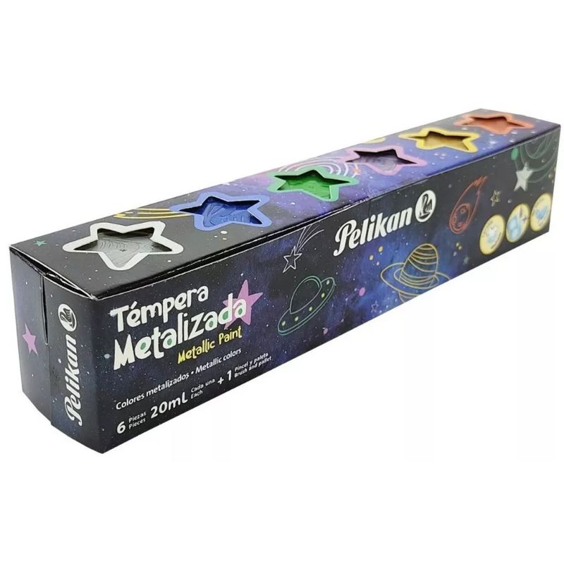 PELIKAN - Temperas Metalizada X 6 Pelikan