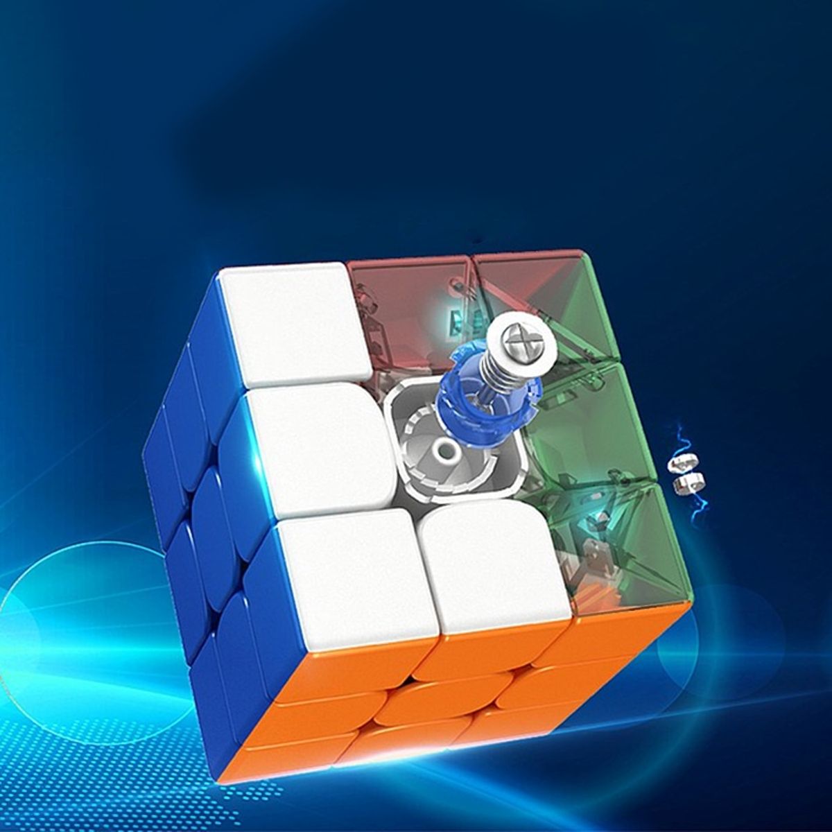 QIYI - Cubo Rubik 3x3 Magnético SpeedCube Stickerless QiYi M Pro