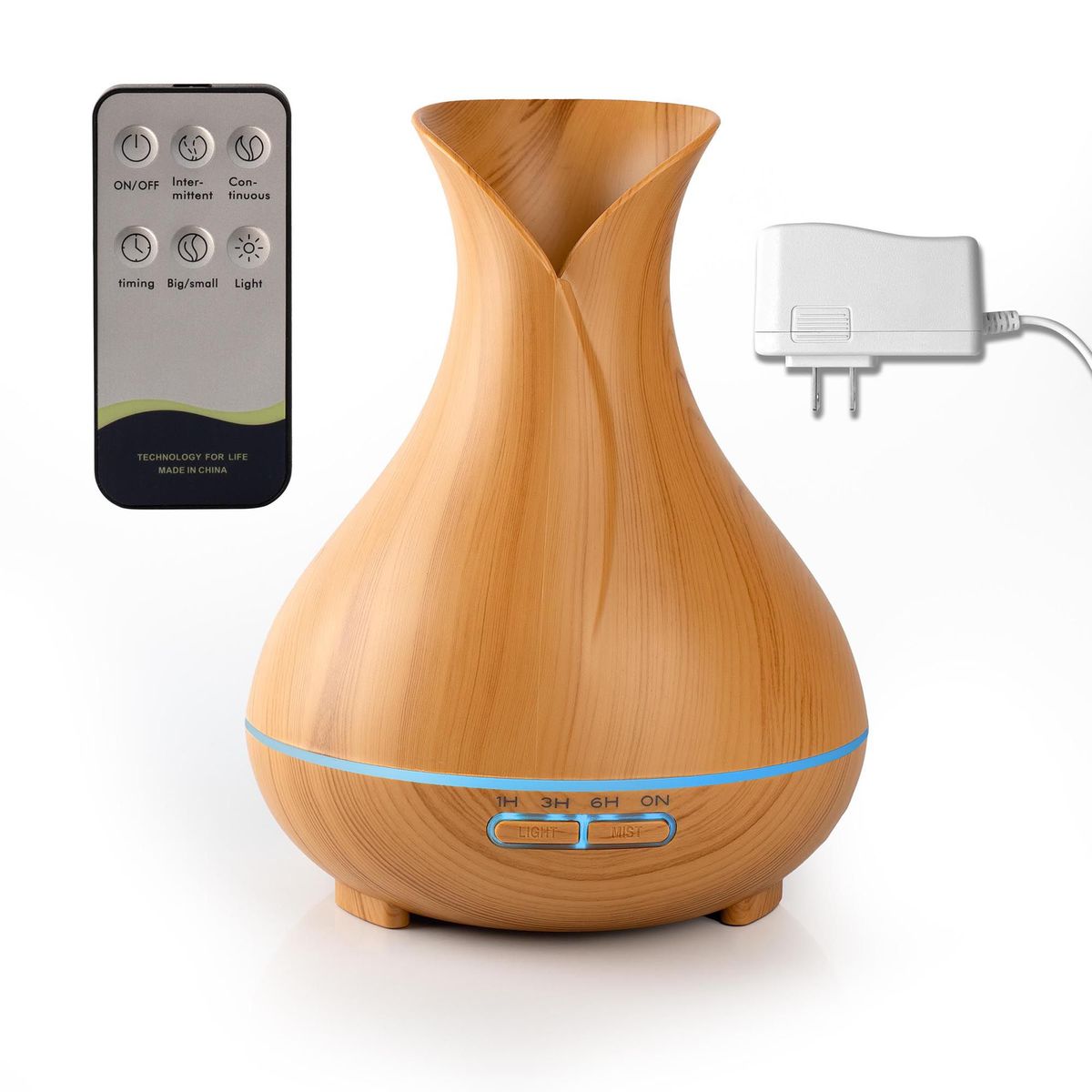 ENERGY PLUS - Humidificador difusor de aromas eléctrico aromaterapia 500 ml