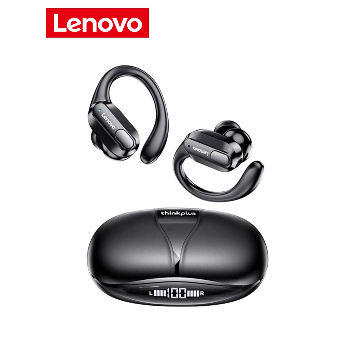 LENOVO - Audífonos Deportivos Lenovo XT80 Bluetooth 5.3 - Impermeables - Alta Batería - Micrófono HD