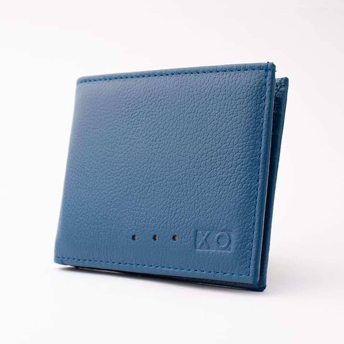 EXOTIQ - Billetera sencilla Reverse AzulNaranja Xo by belucci