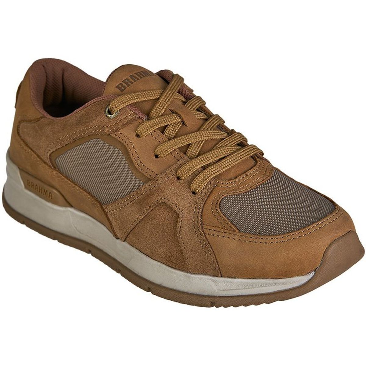 BRAHMA - Zapato Cuero Textil Brahma Mujer Miel Ki2872-Mie