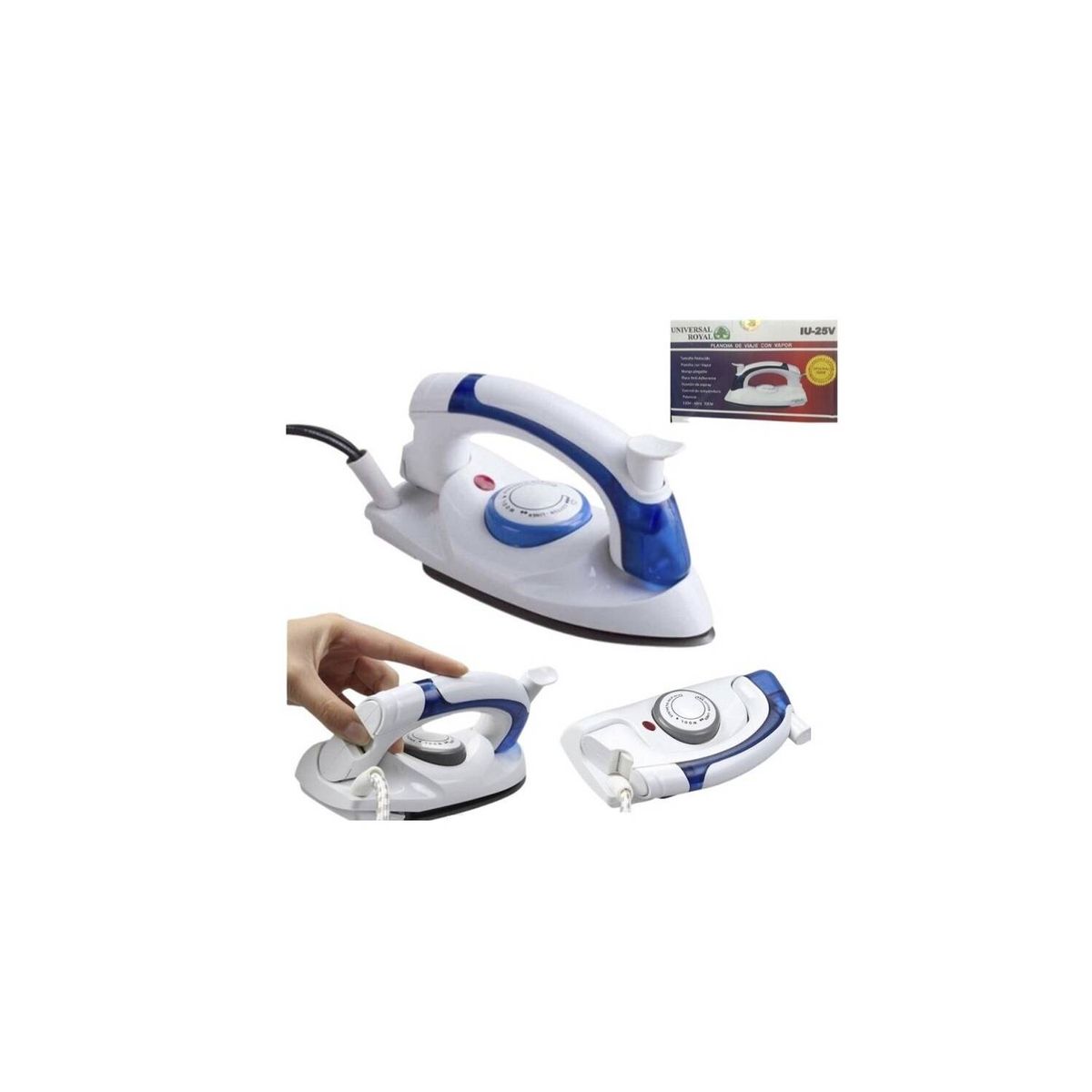 GENERICO - Plancha de ropa para viaje universal royal iu-25