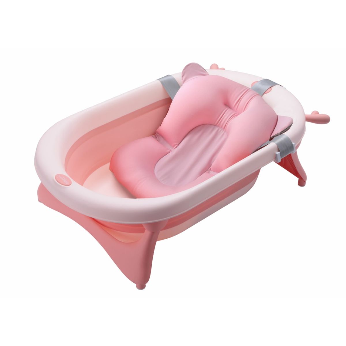 INDUHOGAR - Bañera tina para bebe grande plegable mas cojin induhogar