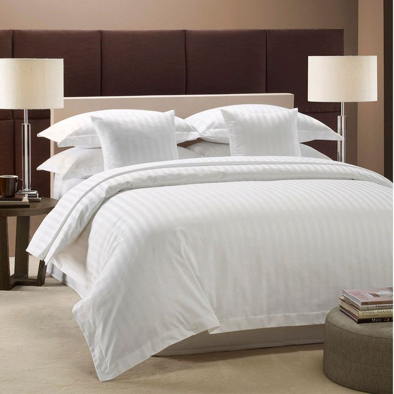 HAPPY BEAR - Funda Duvet King Microfibra Blanco Lineas