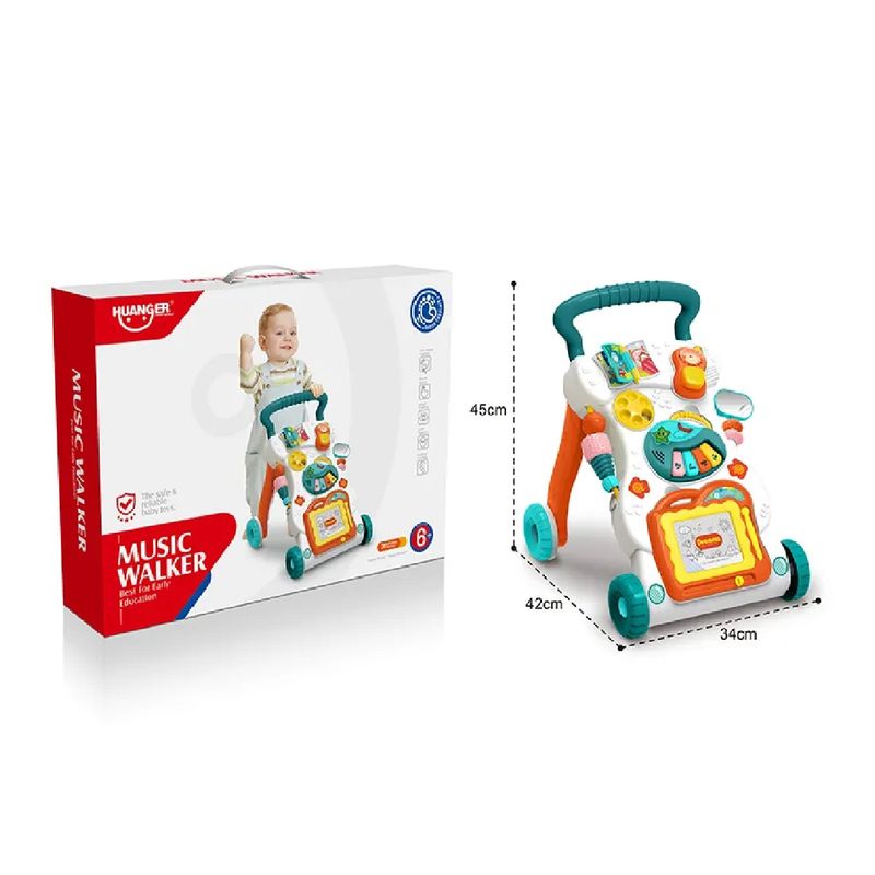 MUNDO BEBE - Andadera Caminador Musical Didáctico Bebé