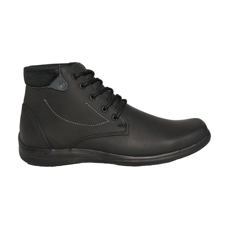 CALZADO CON ALTURA MONSERRATE - Botas en CUERO  para hombre marca Monserrate Ref Serranía color Negro