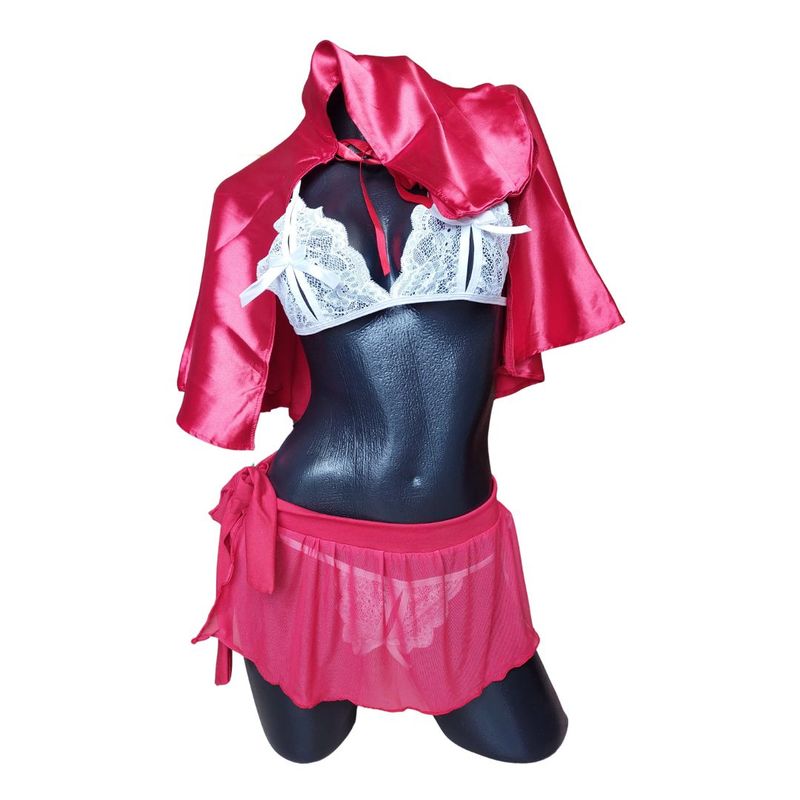 GENERICO - Disfraz sensual caperucita roja Sexy