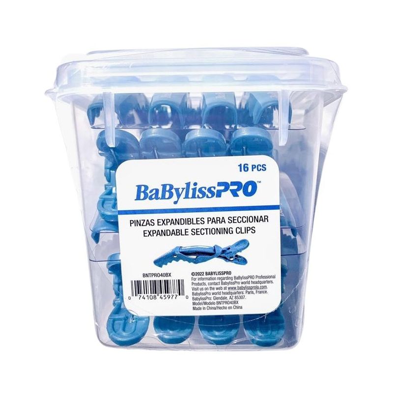 BABYLISS - Pinzas De Seccionamiento Para Cabello  Babyliss Display X 16 Unidades.---