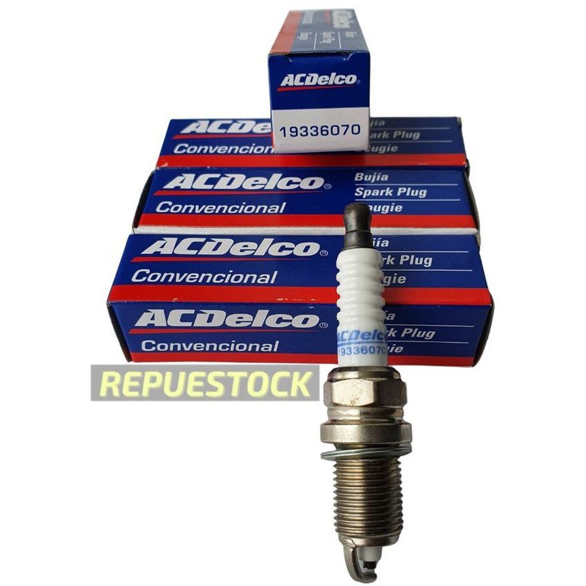 ACDELCO - Bujías chevrolet Sonic / Tracker / Cruze  (4 unidades)