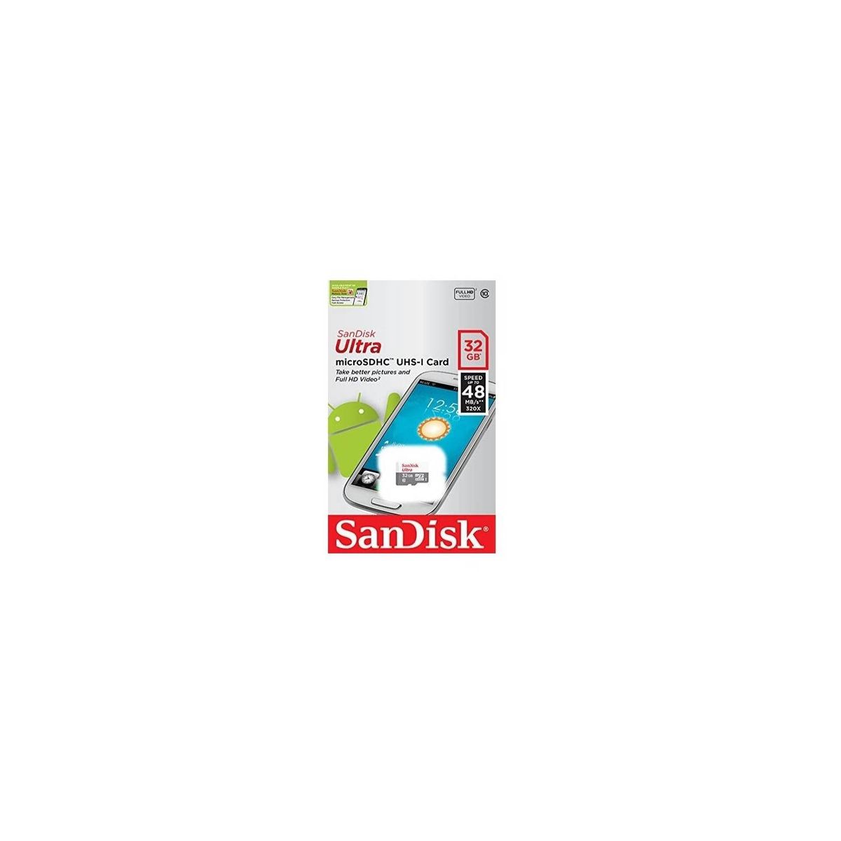SANDISK - Memoria micro sd 32 gb clase 10 sandisk