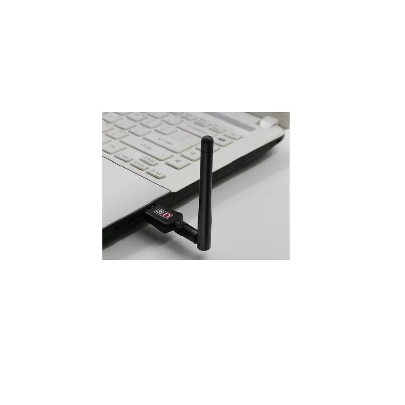 GENERICO - Adaptador usb wifi n 150 mbps con antena genérico