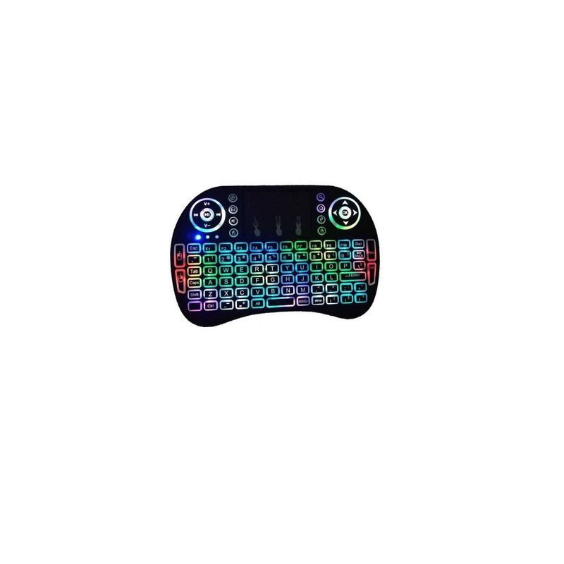 GENERICO - Teclado mini keyboard retroiluminado inalambrico