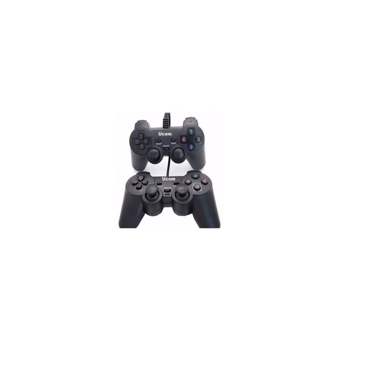 GENERICO - Control doble para pc alambrico vibration joypad