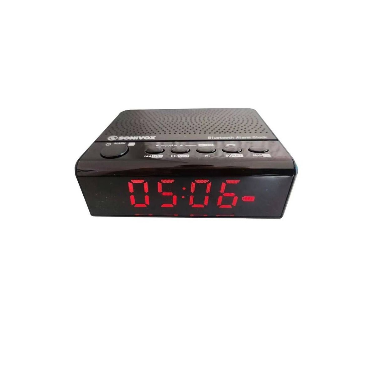 SONIVOX - Radio reloj despertador recargable bluetooth usb