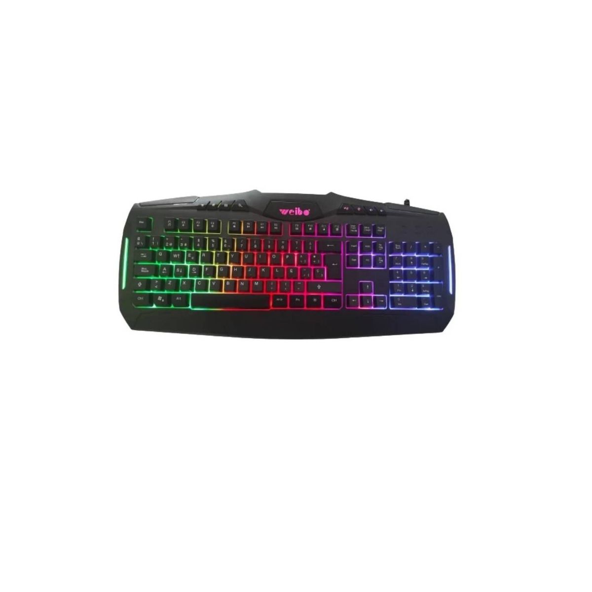 GENERICO - Teclado gamer multicolor rgb wb-540 alámbrico