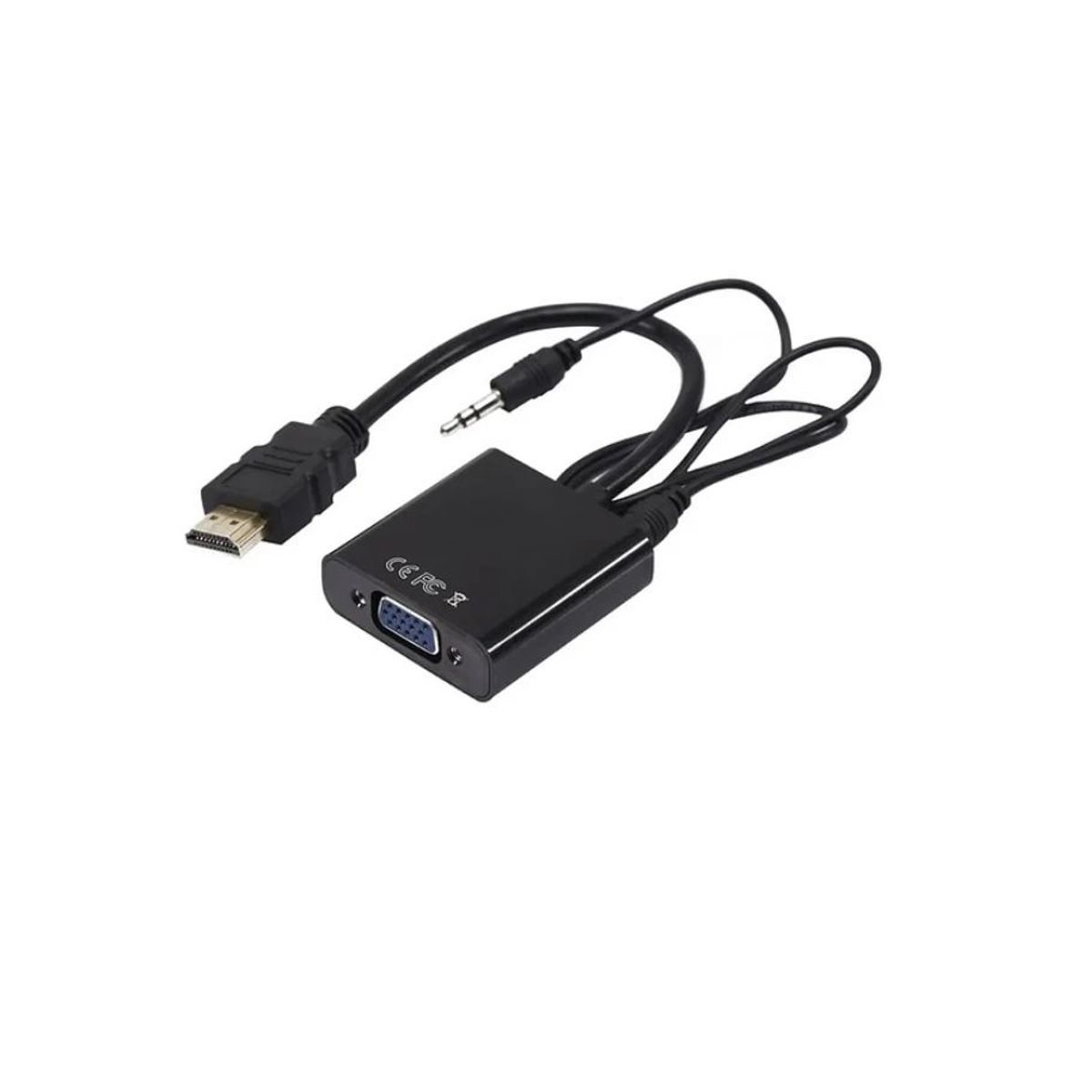 GENERICO - CONVERTIDOR DE HDMI A VGA CON AUDIO PC