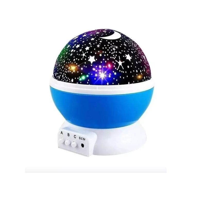 GENERICO - Lampara rotatoria proyector cielo estrellas noche