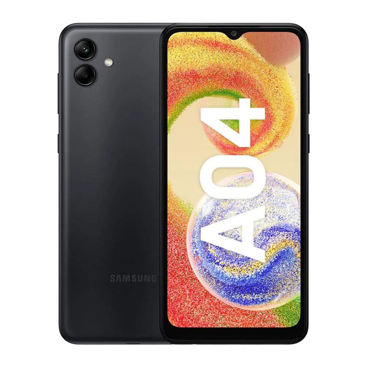 SAMSUNG - Celular Samsung Galaxy A04 64GB 4GB RAM Dual SIM Negro