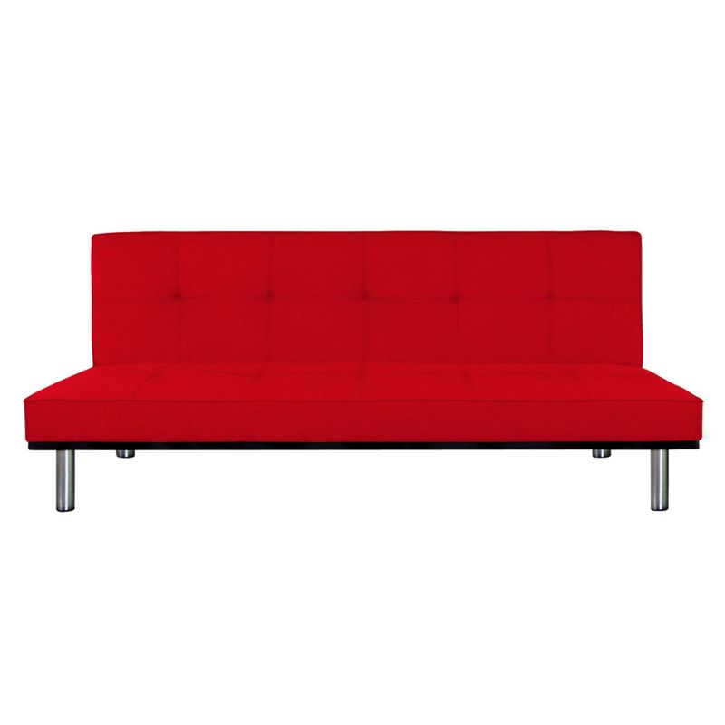 SOFA MARKET - Sofa Cama Aspen 3 Puestos Tela Rojo