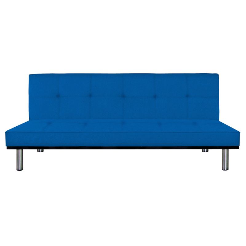 SOFA MARKET - Sofa Cama Aspen 3 Puestos Tela Azul