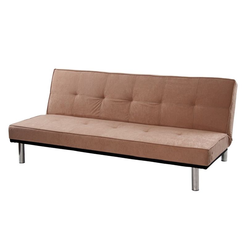 SOFA MARKET - Sofa Cama Aspen 3 Puestos Tela Cafe